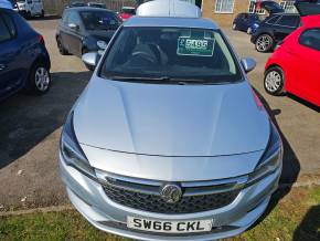 VAUXHALL ASTRA 2016 (66) at Paul Kay T/A Kirkburn Cars Driffield