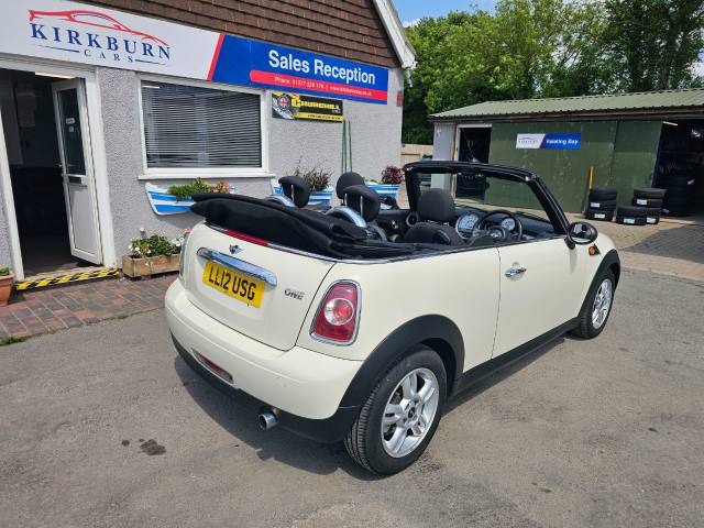 2012 Mini Convertible 1.6 One 2dr
